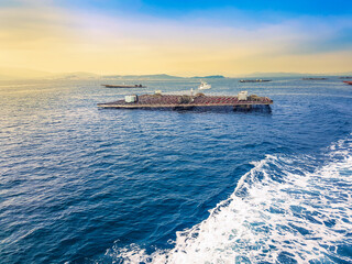 Mussel aquaculture rafts