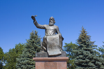 Monument to Vladimir Monomakh in Priluki, Ukraine	

