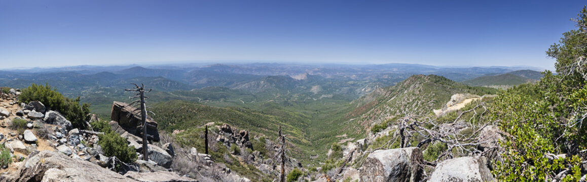 Cuyamaca Peak Summit Panorama