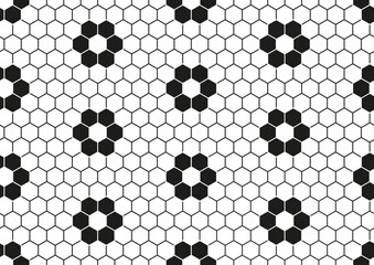 Seamless honeycomb pattern. Vector background hexagonal grid