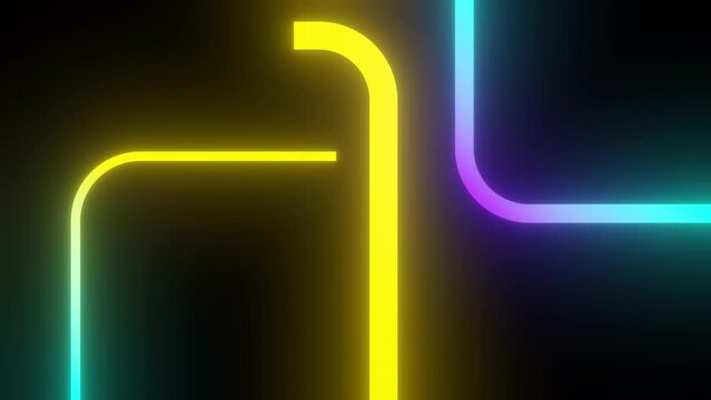 background with glowing gradient lines