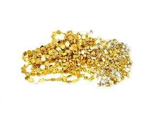 golden tinsel for the new year