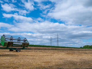 Fototapeta premium Stoppelfeld