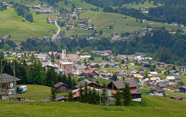 Fototapeta premium kleinwalsertal, riezlern