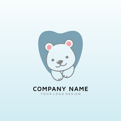 Fun logo for children dental practice