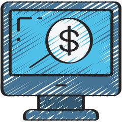 Financial Research Icon