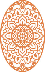 Mandala for adult coloring book,coloring page,print on product, laser cut, paper cut and so on. Vector illustration.

