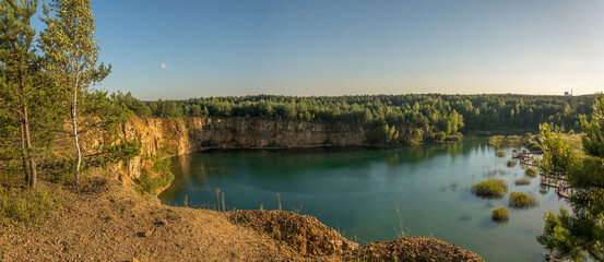 Park Jaworzno Gródek - panorama krajobraz