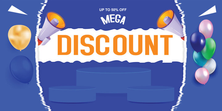 Special offer discount on weekend promotion Banner. Mega discount with reduction Special offer Illustration. limited time Final super sale vector Poster template. Extra bonus during sale vector Design