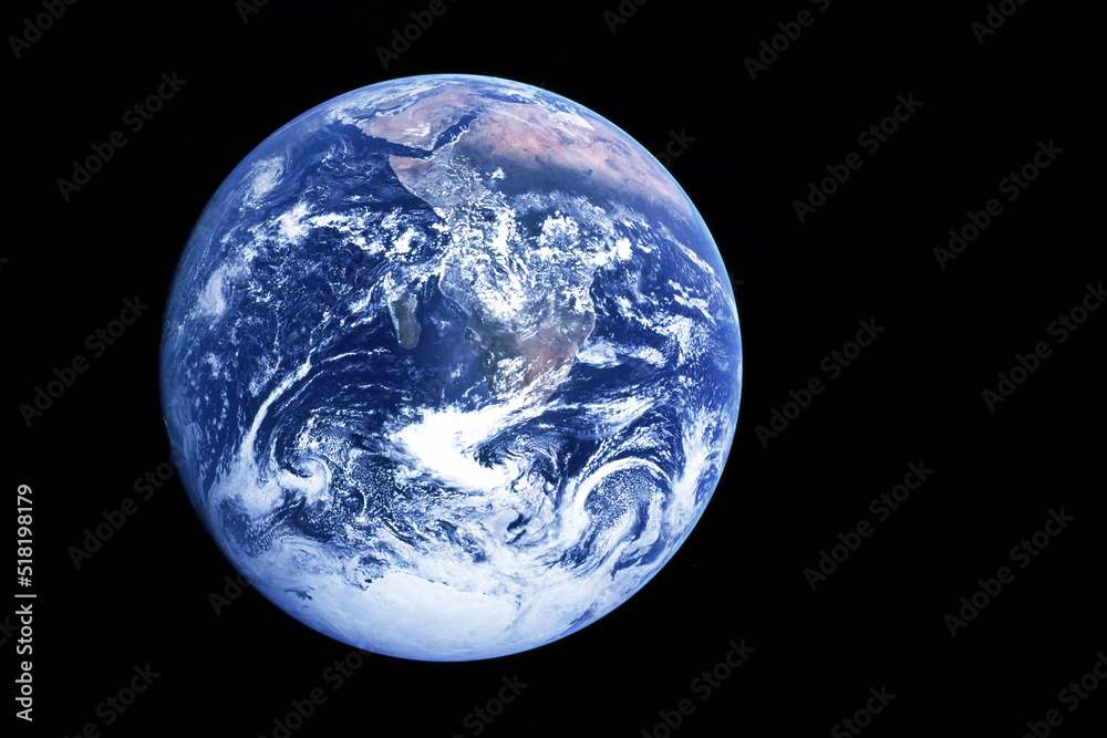 Canvas Prints planet earth on a black background. elements of this image furnished by nasa