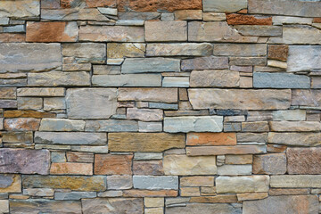 Beige gray old brick wall background grunge texture