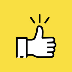 いいね、グッド、サムズアップのアイコン