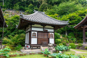 Amitabha hall of Mimuroto temple in Uji, Kyoto, Japan