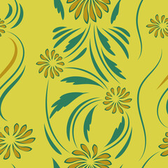 Folk flowers print Floral pattern Ethnic art