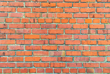 red Brick Wall Background from brick.