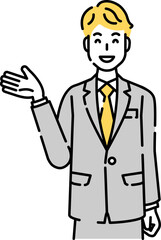 人物イラスト　線画