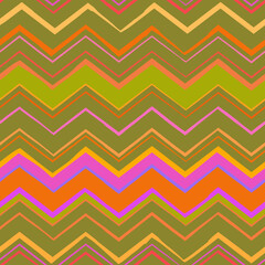 seamless geometric pattern of zigzag lines