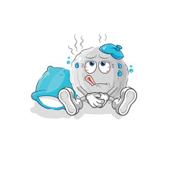 rock sick vector. cartoon character