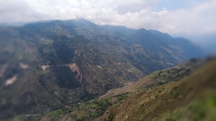 panorama of the mountains