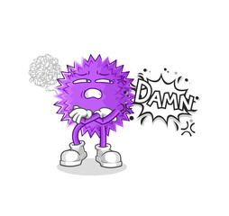 spiky ball throwing shit vector