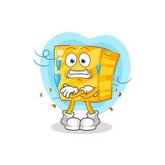 gold cold illustration. character vector