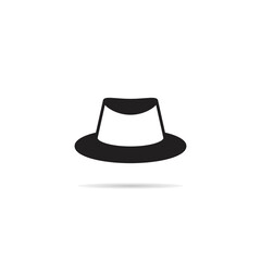 fashion top hat icon vector illustration