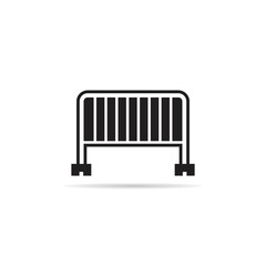 traffic barrier icon vector illustration