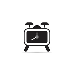 alarm clock icon vector illustration