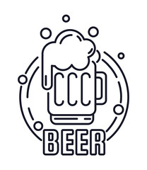 beer badge style