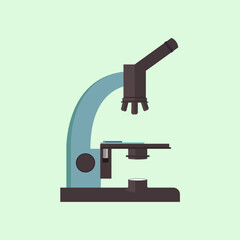 microscope isolated vector illustration
