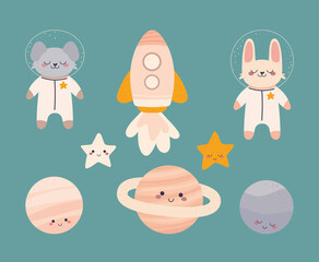 cute milky way icons