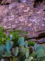 Badger Springs Rock Art Site in Agua Fria National Monument, Arizona