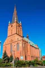 Cathedral Basilica of St. James in Szczecin, Poland - obrazy, fototapety, plakaty