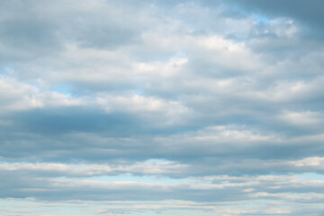 Picturesque view of blue sky with clouds