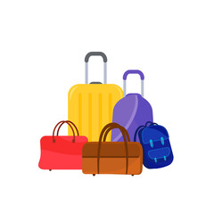 Suitcases or luggage for travel and adventure