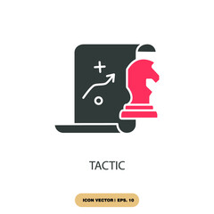 tactic icons  symbol vector elements for infographic web