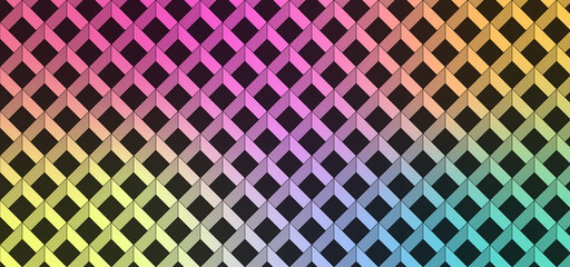 Abstract 3D Geometric Pattern Background with Luxury Gradient Color