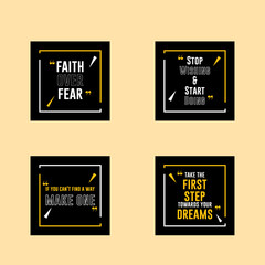 Quotes with background, Vector Art
