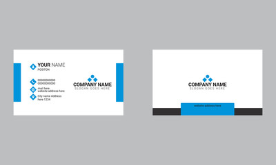 Corporate business card template design