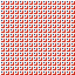 Red blue pixel seamless pattern