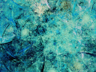 blue abstract fractal background 3d rendering illustration