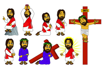 Set character of Jesus