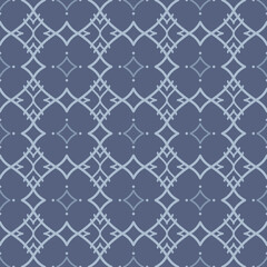 Japanese Star Diamond Motif Vector Seamless Pattern