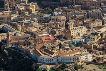 Fototapeta premium Panoramic View to the Roofs of Oran Old Town, Algeria
