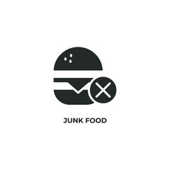 junk food vector icon. filled flat sign for mobile concept and web design. Symbol, logo illustration. Vector graphics