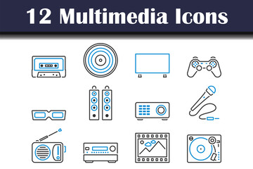Multimedia Icon Set