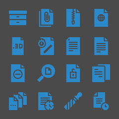 cut files web icons. Filing and File, File and File symbol, vector signs