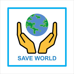 global warming icon vector design template