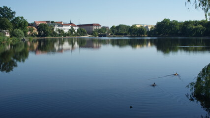 Merseburg, Gotthardtteich, Innenstadt, See, Teich, Stadtteich