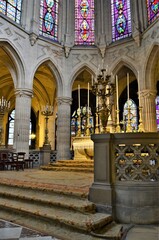 Paris, France 03.23.2017: Great gothic church of Saint Germain l´Auxerrois in Paris